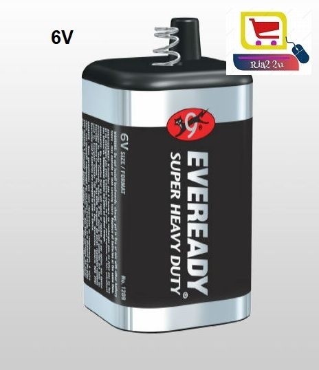 Eveready Super Heavy Duty Battery 6V / Battery Eveready / Eveready Battery 6V RTSB