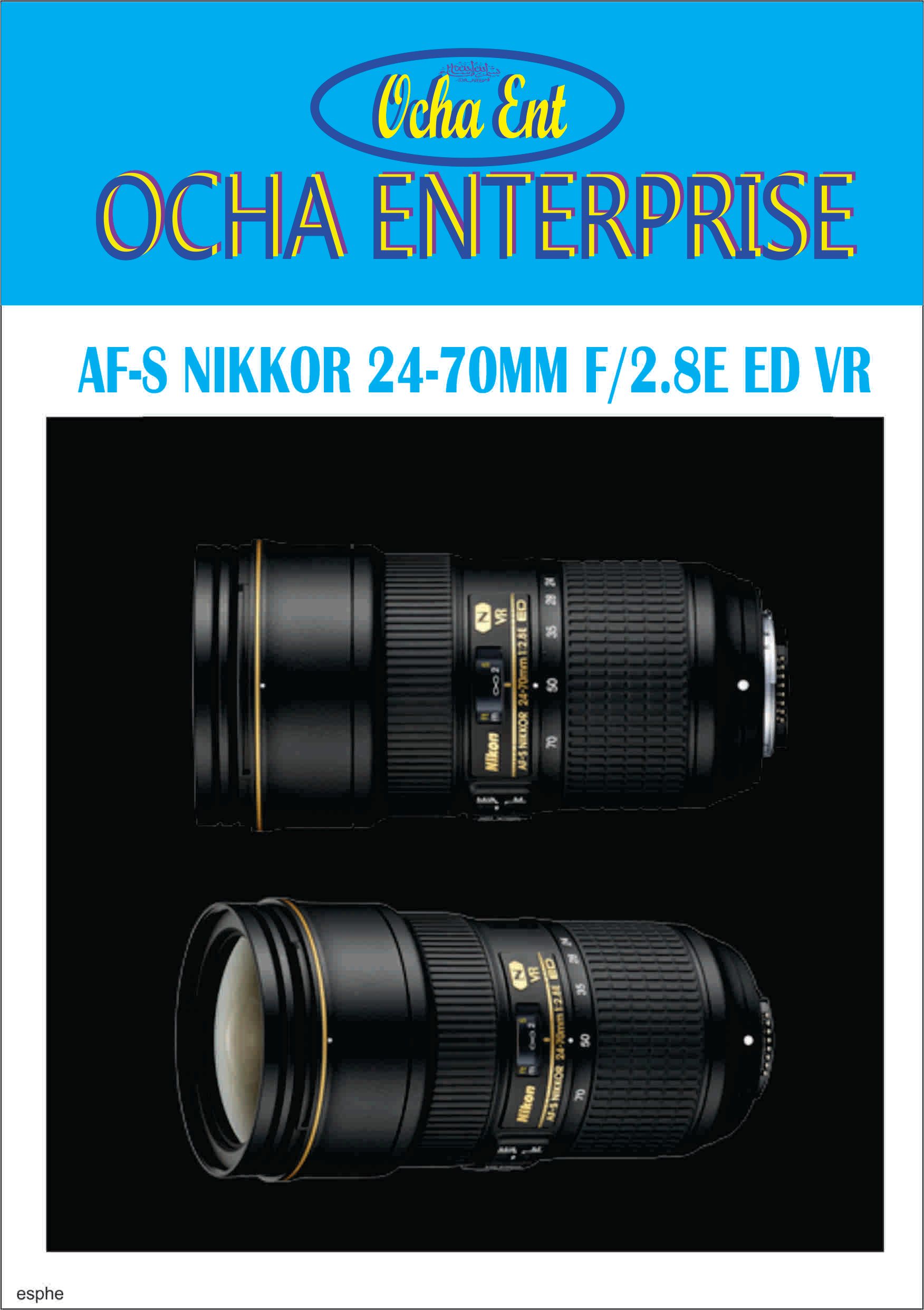 Nikon AF-S NIKKOR 24-70mm f/2.8E ED VR Lens