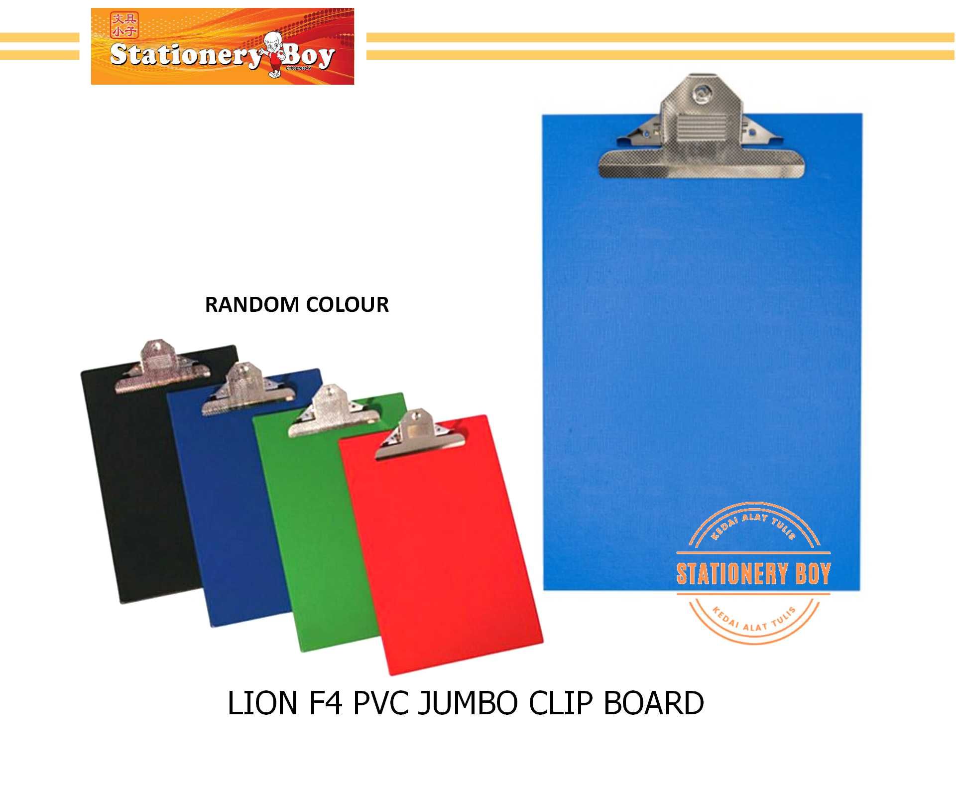 SUPER F4 PVC Clip Board / Papan Klip