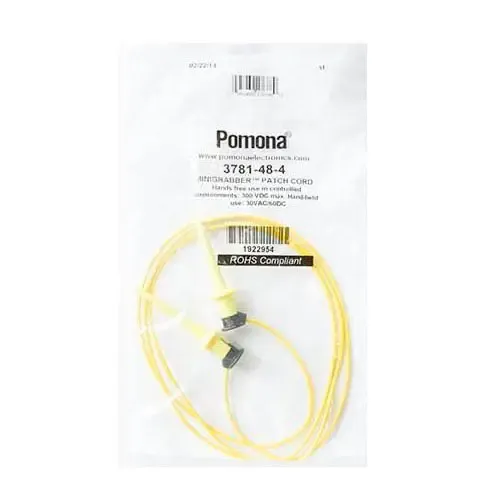 Fluke PATCH 687361 Minigrabber Patch Cord (yellow)