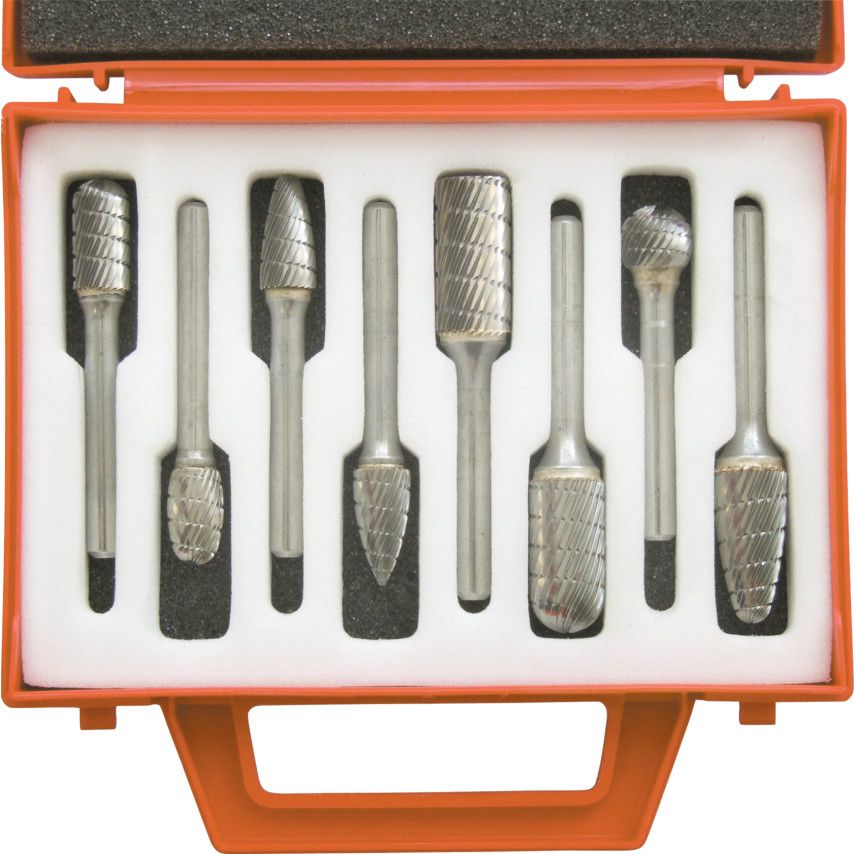 Kennedy *Kennedy 8 PCE. INDUSTRIAL CARBIDE BURR SET CUT 9 - KEN2109880K