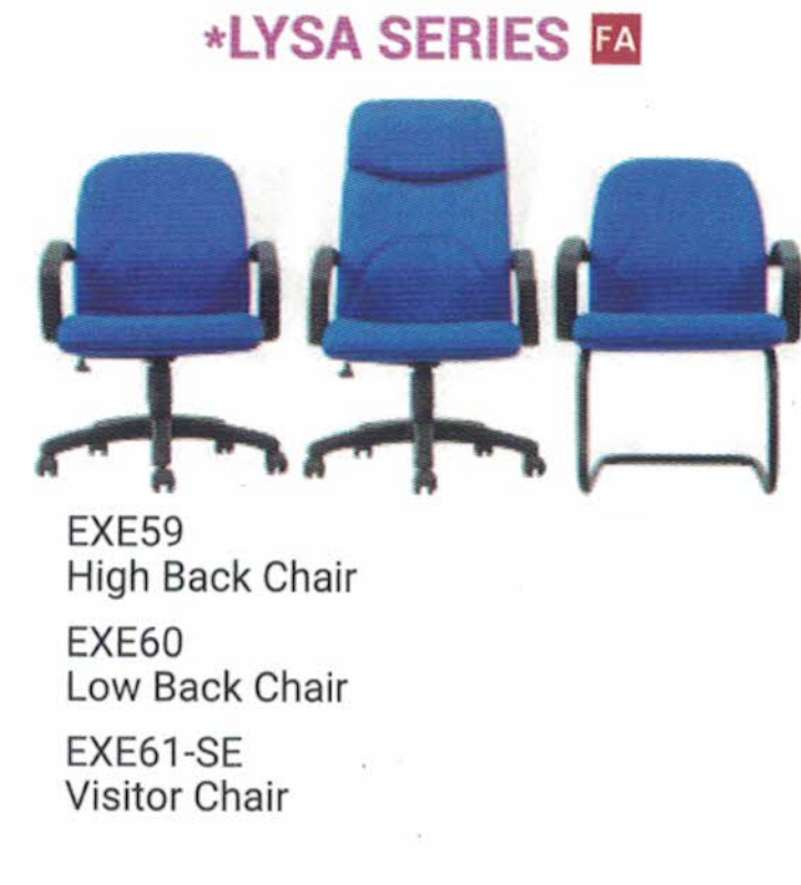 OFIS SERIES FABRIC CHAIR LYSA SERIES