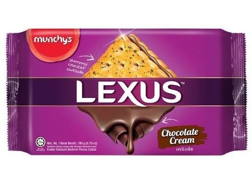 Lexus Chocolate Sandwich Cream Pack 10x19gm