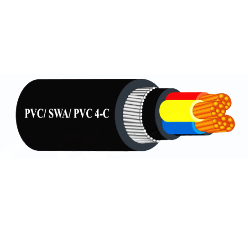 4C 6MM SQ 1KV PVC/SWA/PVC CU CABLE (500Meter/Drum)