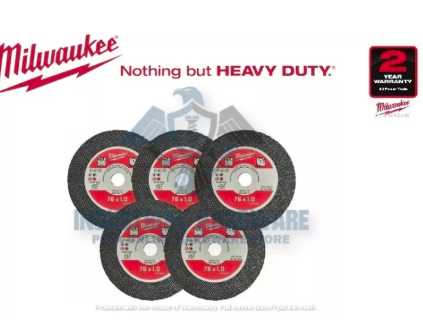 MILWAUKEE Metal Cut Off WheelN /Per Pack of 5