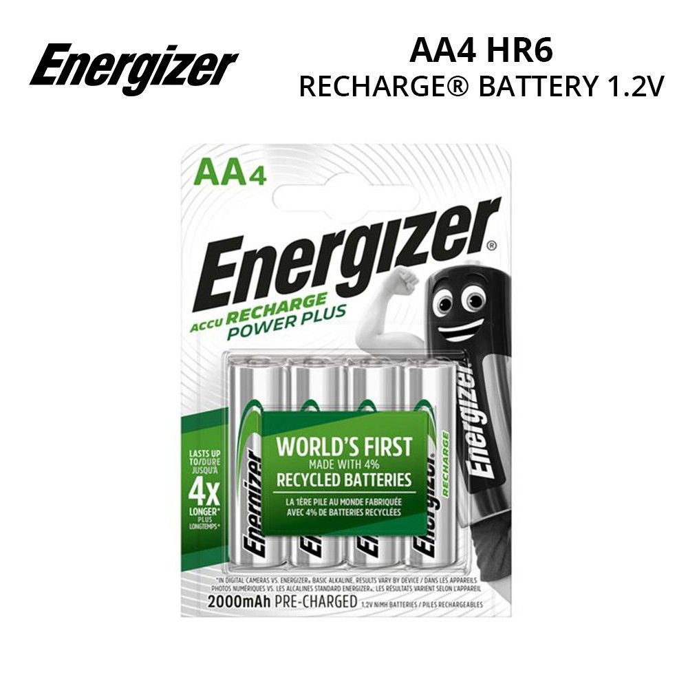 ENERGIZER REC BATT 4AA 2000MAH POWER PLUS