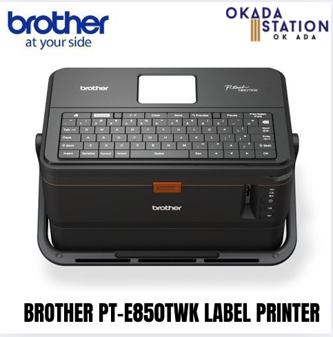 Brother PT-E850TKW LI Industrial Label Printer USB WLAN (Wifi) PC connectable PTE850TKW PTE850 / BROTHER LABEL PRINTER / LABEL PRINTER