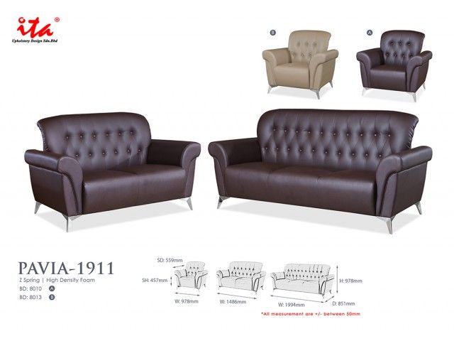 PAVIA 1911- SOFA SET 1+2+3SEATER