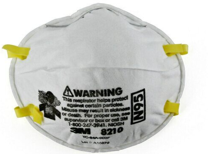 3M Particulate Respirator N95 Face Mask 8210