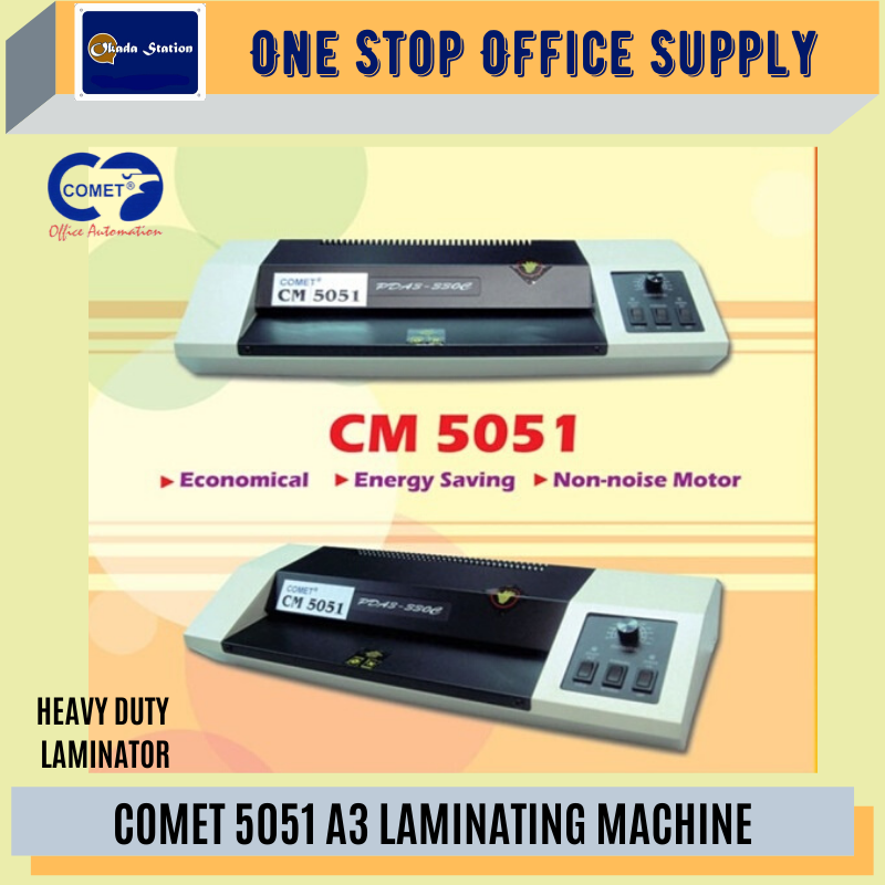 COMET A3 LAMINATING MACHINE - CM5051 / Comet / Laminating Machine / A3 / Laminating / 320mm / 600mm / Comet CM5051 / COMET Laminating Machine