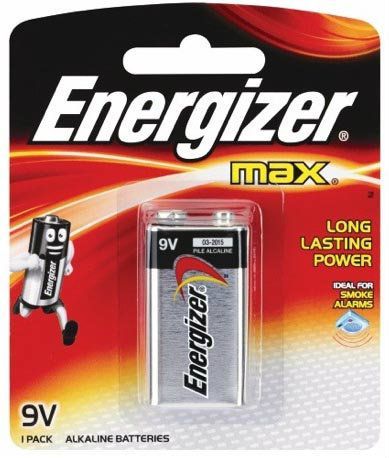 ENERGIZER BATTERY 9 VOLT