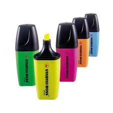 Stabilo Boss Highlighter Pen - green, yellow, pink, orange, blue, purple.