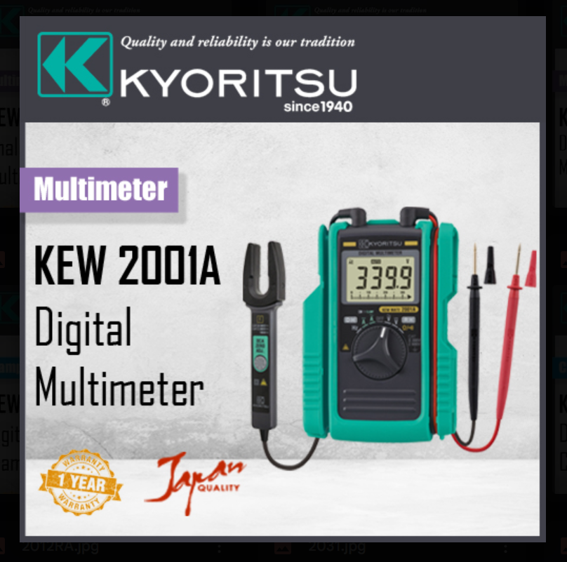 KYORITSU 2001A DMM (POCKET SIZE)WITH