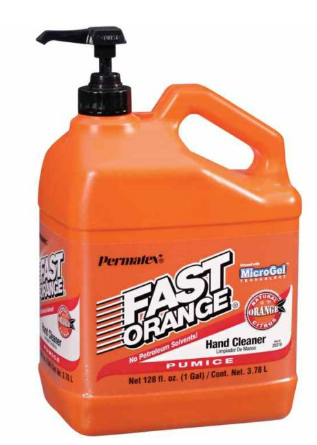 *FAST ORANGE® FINE PUMICE LOTION HAND CLEANER, 1 GAL W/PUMP