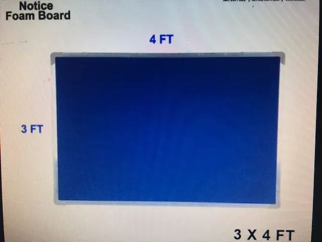 Foam Board 3 X 4 FT