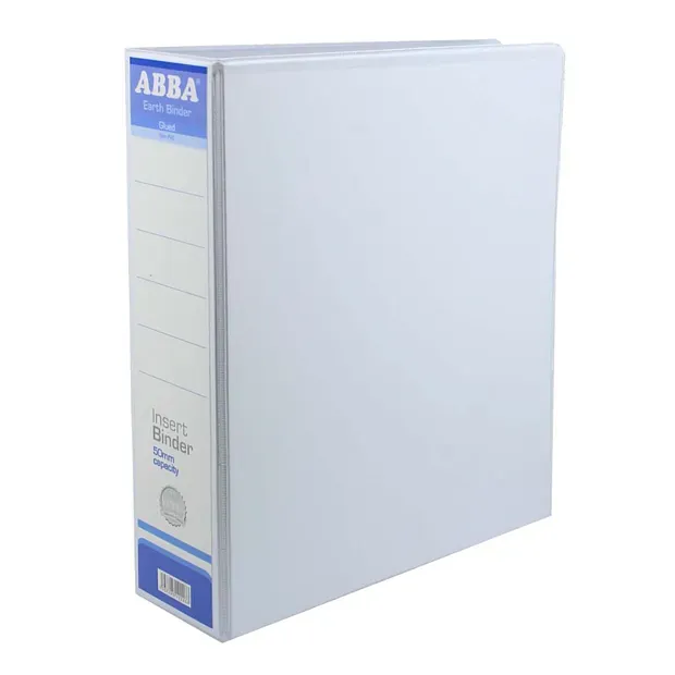 ABBA A4 PVC Ring File With Full Transparent 50mm
