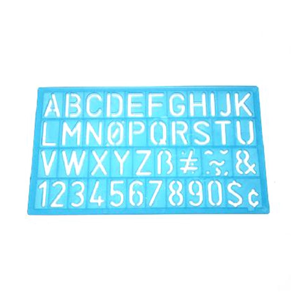 Alphabet Stencil Ruler 730 30MM (12'S/PACK)