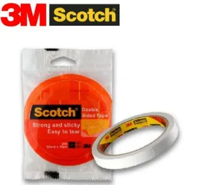 3M Scotch Double Sided Tissue Tape 200 12mmx10yds