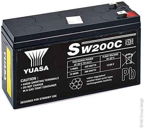 *Yuasa 12V SW200 Sealed Lead Acid Battery - 6.5Ah