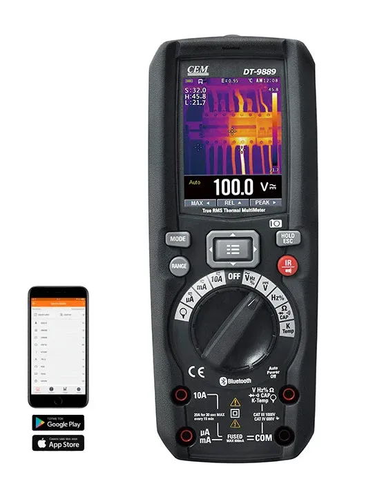 CEM DT-9889 MULTIMETER WITH INFRARED