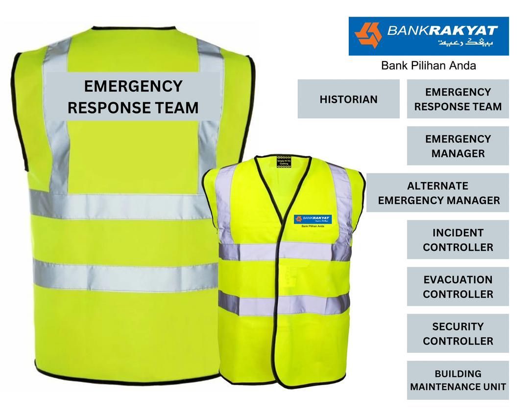 Safety Vest Bank Rakyat (SIRIM)