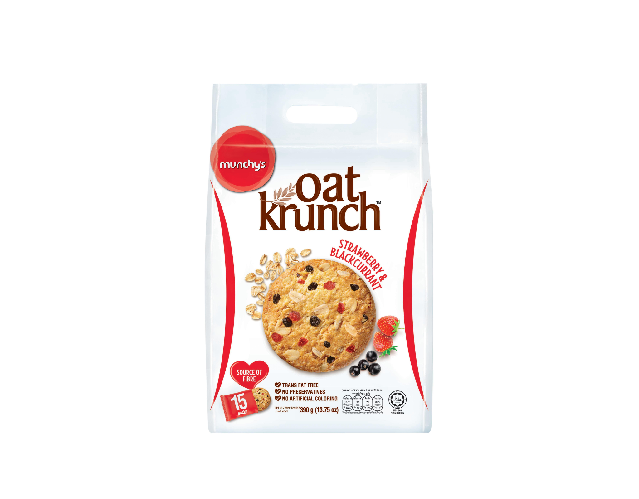 Munchy's Oat Krunch Strawberry & Blackcurrant