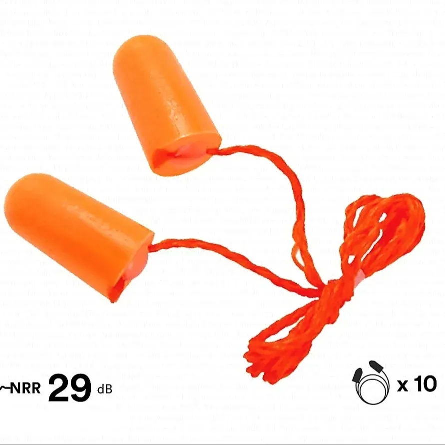 3M 1110 SOFT FOAM CORDED EARPLUGS NRR 29 DB [10 PAIRS/PKT] #ROTZ-G