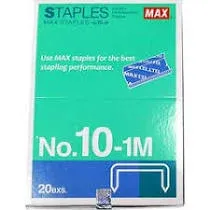 STAPLES NO 10.1.M MAX 1 BOX X 20 UNIT