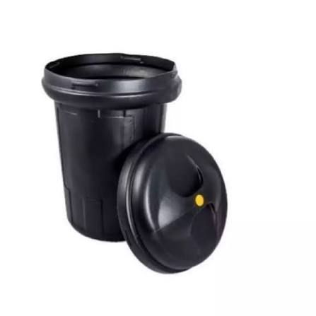 Others 70 Liter Mapo Fiber Dustbin Unbreakable Bin Heavy Duty Dustbin Tong Sampah Tong Hitam