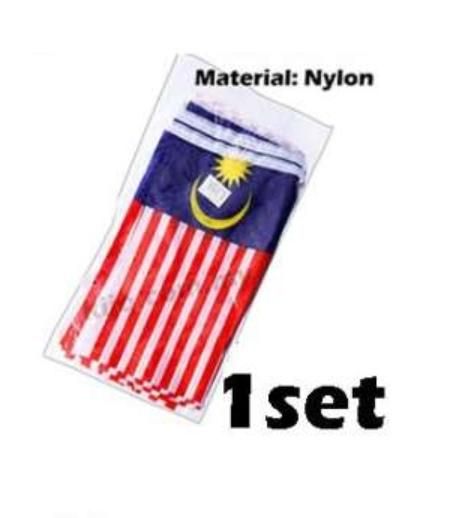 Bendera Malaysia (Banting), Saiz: 15kaki panjang (15helai) - 1set