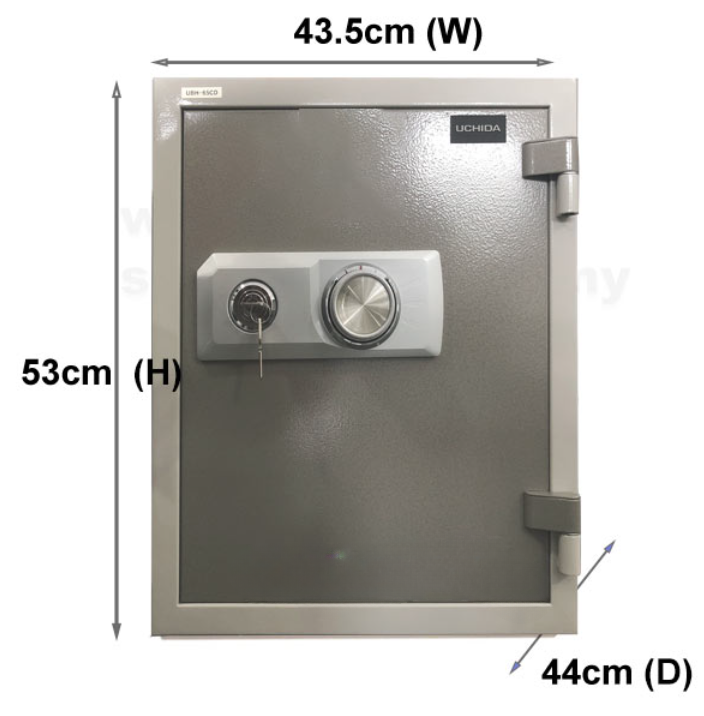 UCHIDA UBH-65VCD FIRE RESISTANT SAFE (DIAL LOCK)
