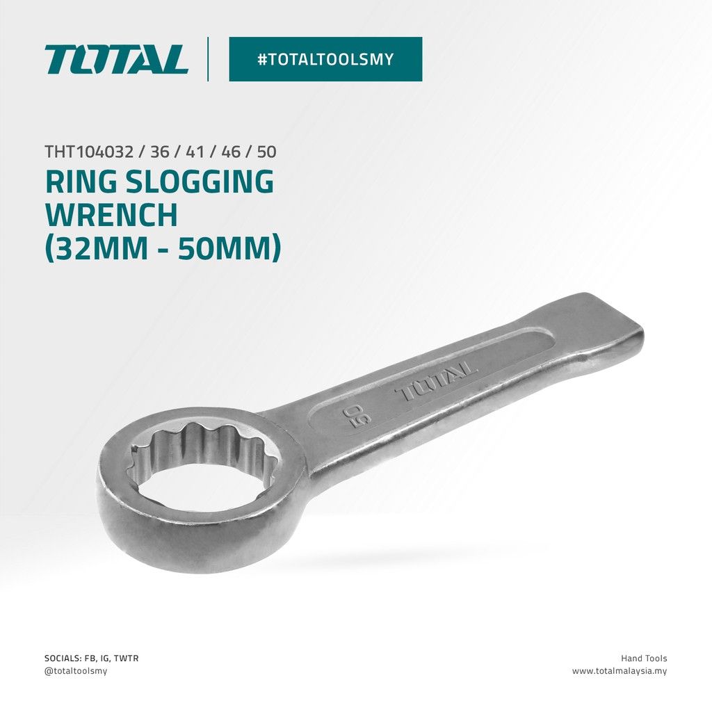 TOTAL RING SLOGGING WRENCH THT104032/THT104036/THT104041/THT104046/THT104050