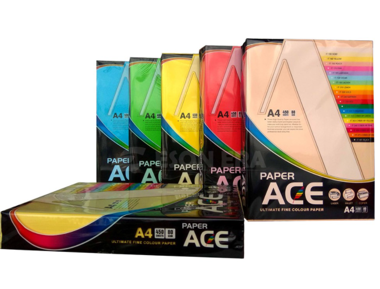 ACE A4 PAPER PEACH 80GSM 450'S