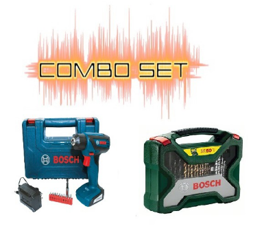 Combo Set: Bosch GSR1000 + 50 Pcs X-Line Titanium