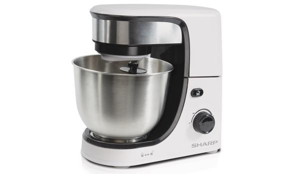 Sharp EMS80WH 4.0L Stand Mixer (Stainless Steel Bowl)