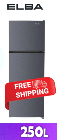 Elba 250L Fridge 2 Doors Peti Sejuk