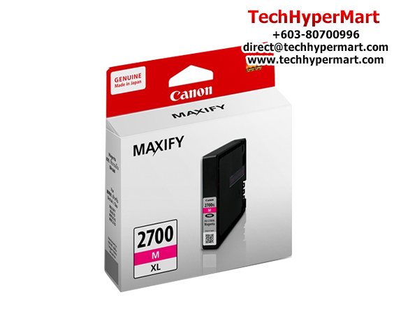 CANON INK CARTRIDGE PGI-2700 XL MAGENTA 19ML