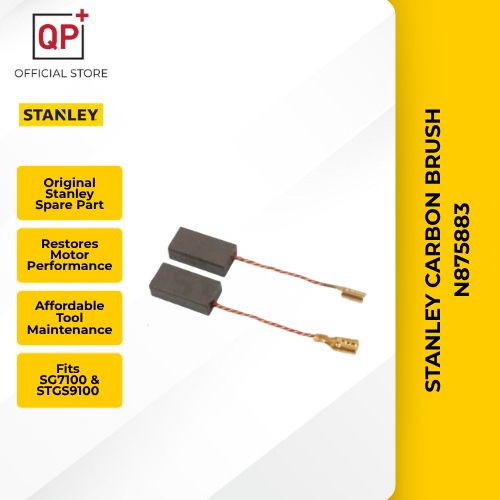 [100% GENUINE] STANLEY CARBON BRUSH N875883 FOR SG7100 & STGS9100 ANGEL GRINDER-