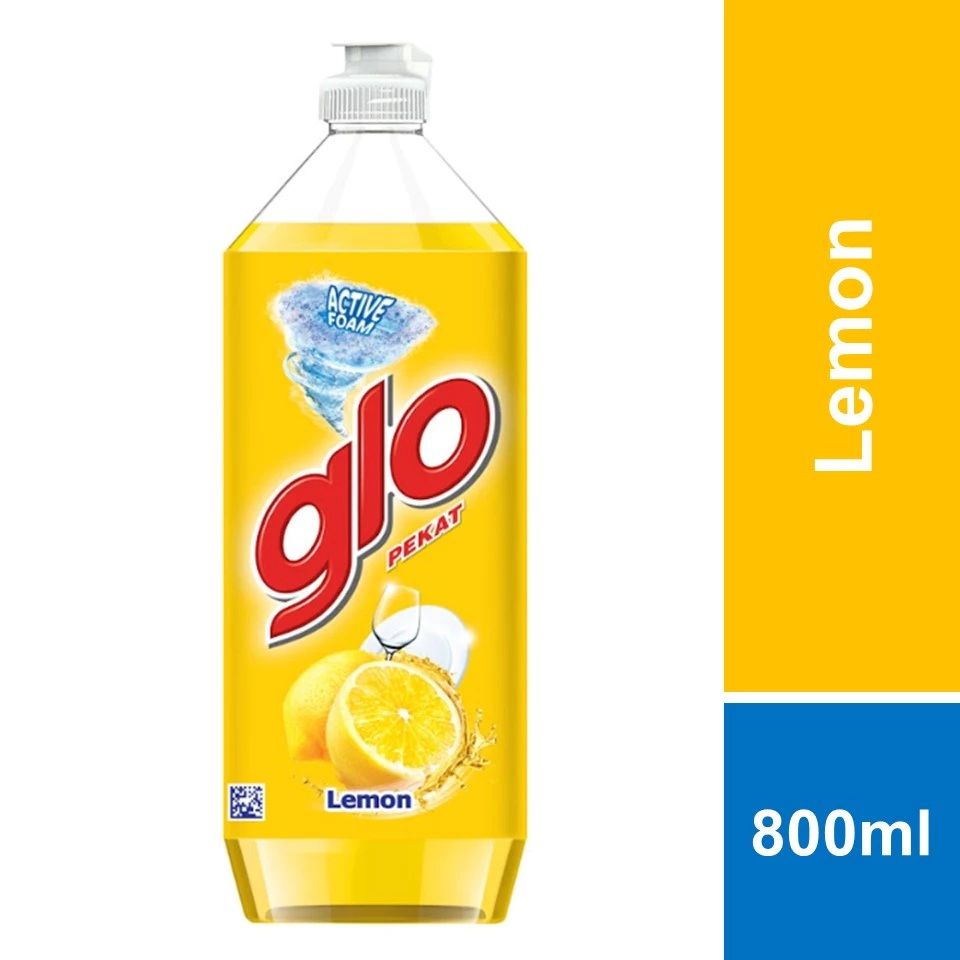 GLO Active Foam Dishwashing Liquid Lemon 800ml