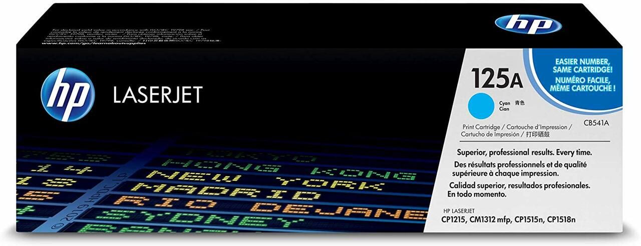 HP CB541A LaserJet Toner Cartridge (HP 125A) Cyan Colour