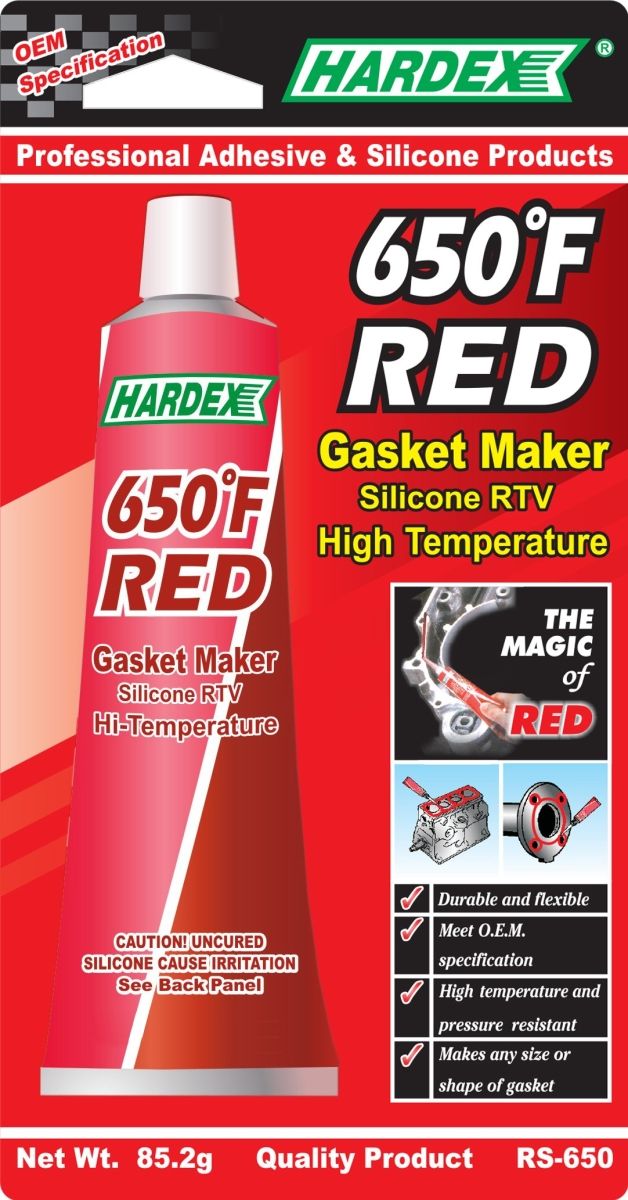 Hardex 650°F Red Gasket Maker