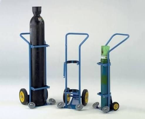 HOSPITAL OXYGEN CYLINDER CART.