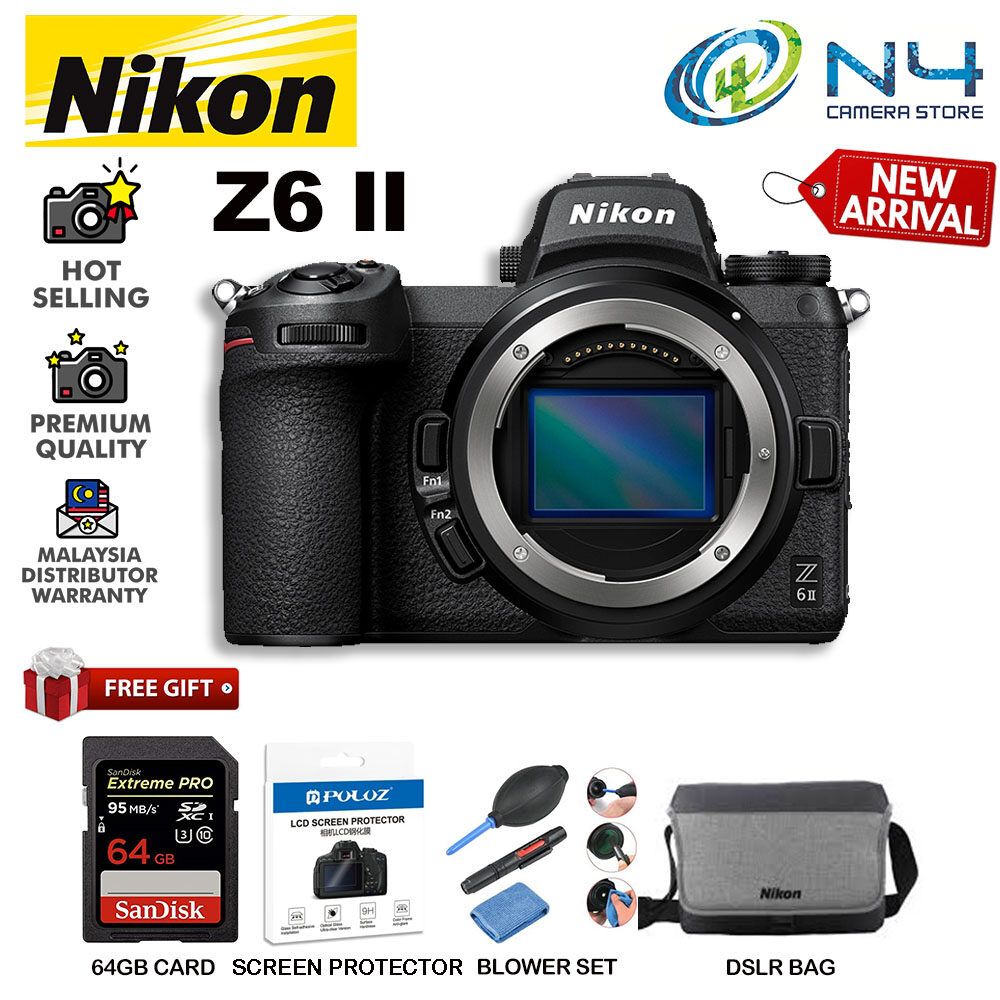 NIKON *Nikon Z6 II Mirrorless Digital Camera Body Only