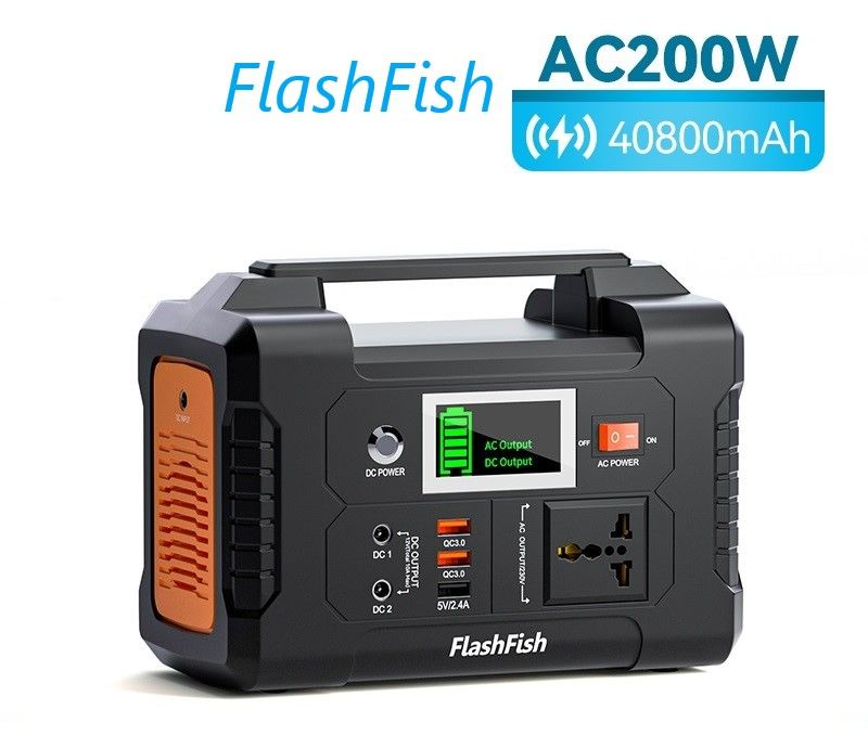 FlashFish 200W Portable Power Station E200