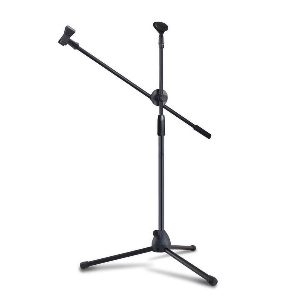 Adjustable Mic Stand Microphone Tripod Stand with Mic Holder Floor Standing 80CM - 180CM Height
