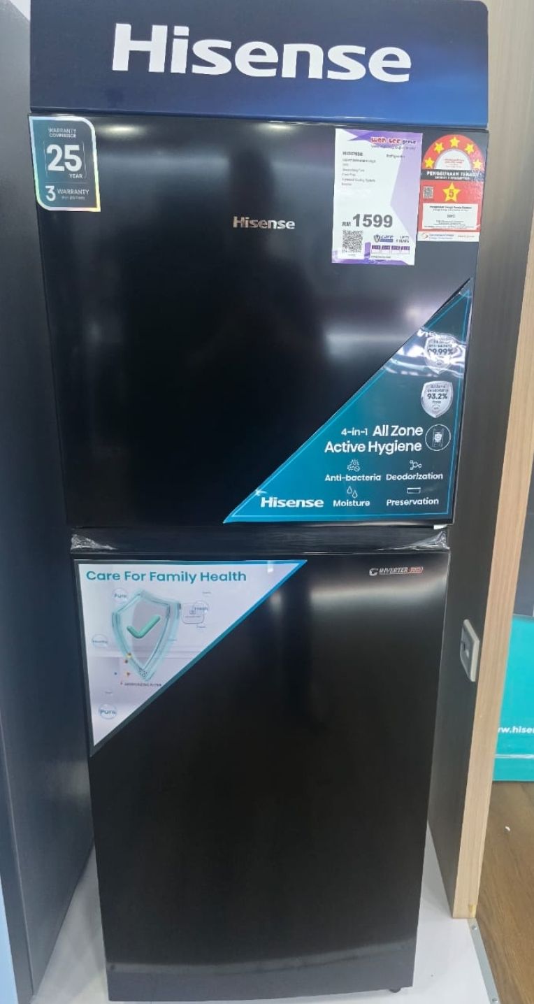 Hisense Peti Sejuk Hisense 240L