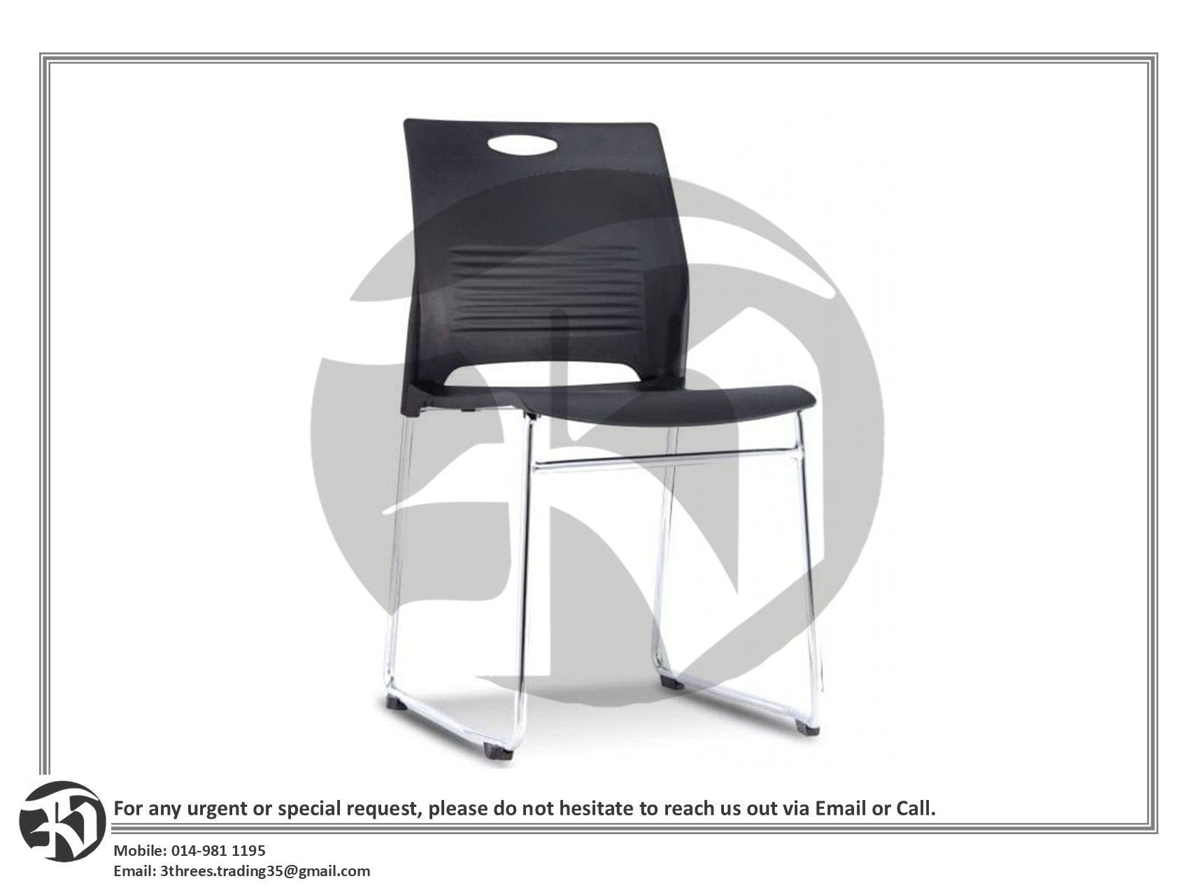 Pantry Chair W470 x D510 x H800 mm