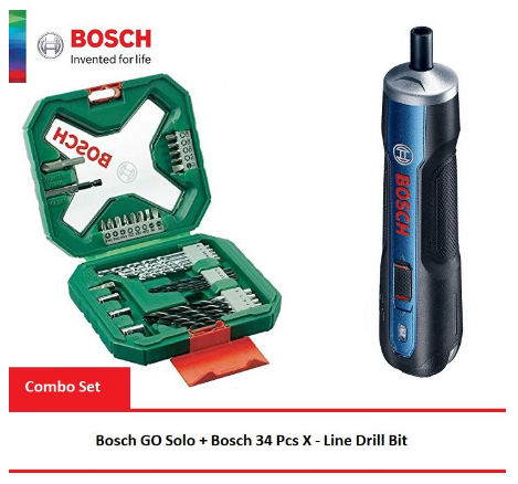 Bosch Go Solo + Bosch X-Line (34 Pcs) [COMBO]