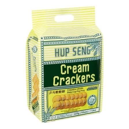 Hup Seng Cream Crackers 10 Sachets - 225g
