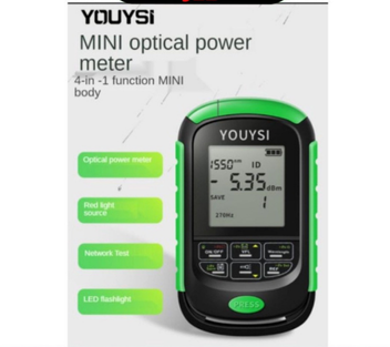 4 IN 1 OPTICAL POWER METER(OPM) RED LIGHT(VFL) NETWORK TESTER LED LIGHT WITH RECHARGEBLE BATTERY OP401